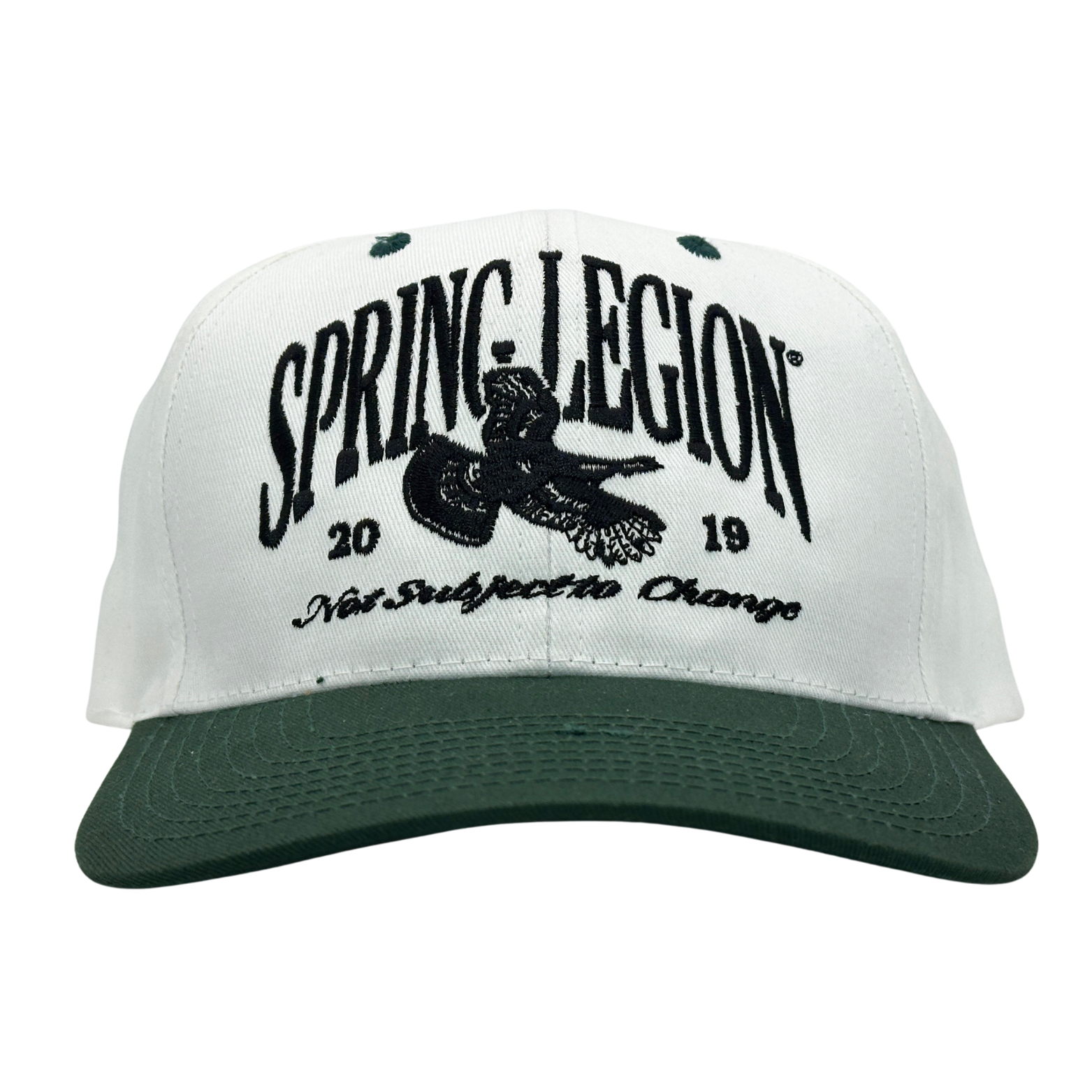 Deadstock Logo Throwback Hat - Green/White