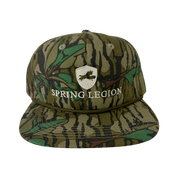 spring legion, mossy oak hat, original, bottomland, green leaf, greenleaf, rope, hunting, lost, Richardson, outdoor, pinhoti, public, old school, vintage, chene, sitka, turkey, deer, duck, waterfowl