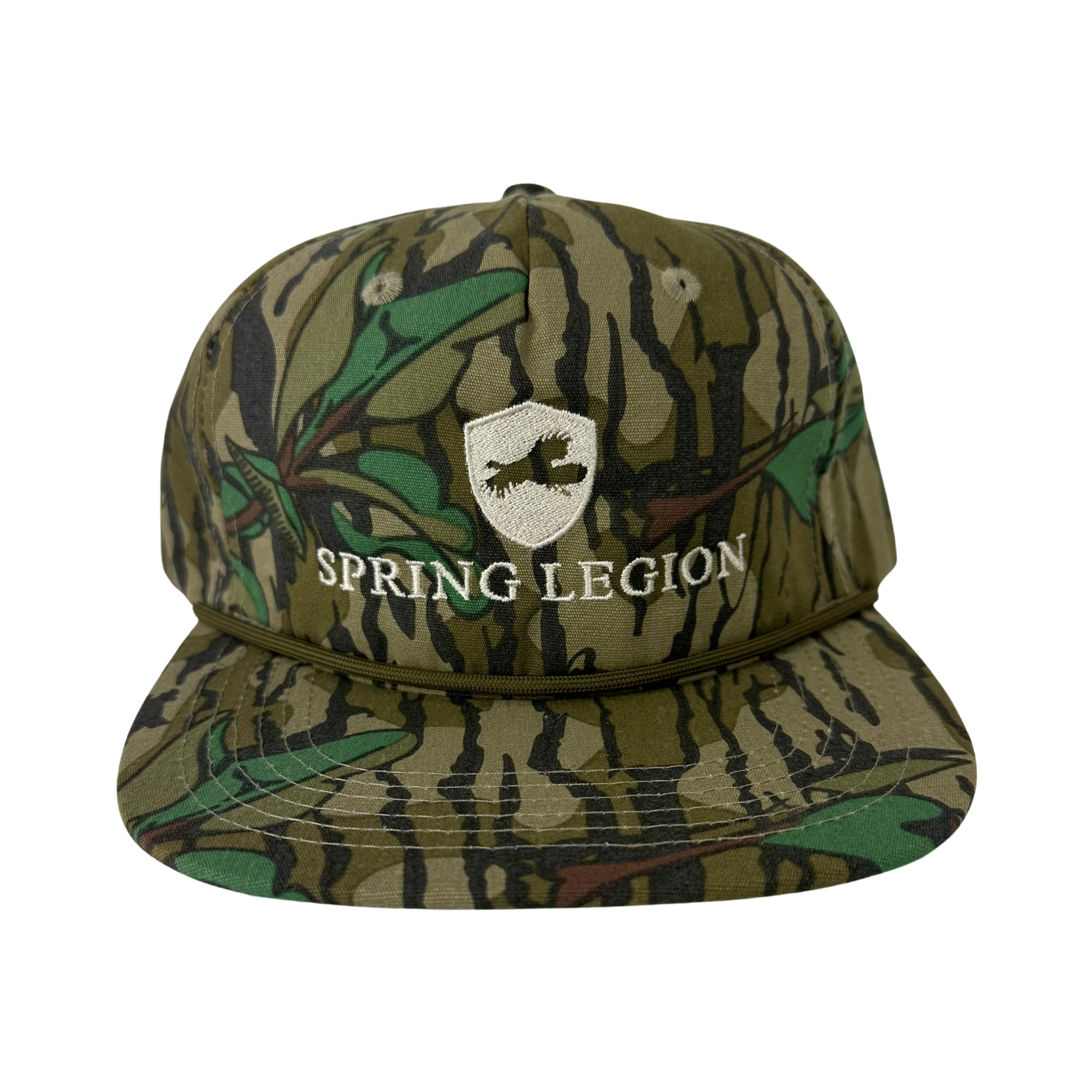 spring legion, mossy oak hat, original, bottomland, green leaf, greenleaf, rope, hunting, lost, Richardson, outdoor, pinhoti, public, old school, vintage, chene, sitka, turkey, deer, duck, waterfowl