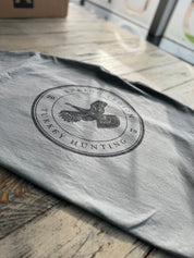 Circle Logo Flying Turkey Pocket Tee Shirt - Light Grey