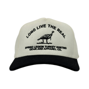 Long Live The Real Five-Panel Hat - Black/Natural