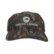 6-Panel Unstructured Mesh Back Turkey Hunting Hat - Mossy Oak Greenleaf