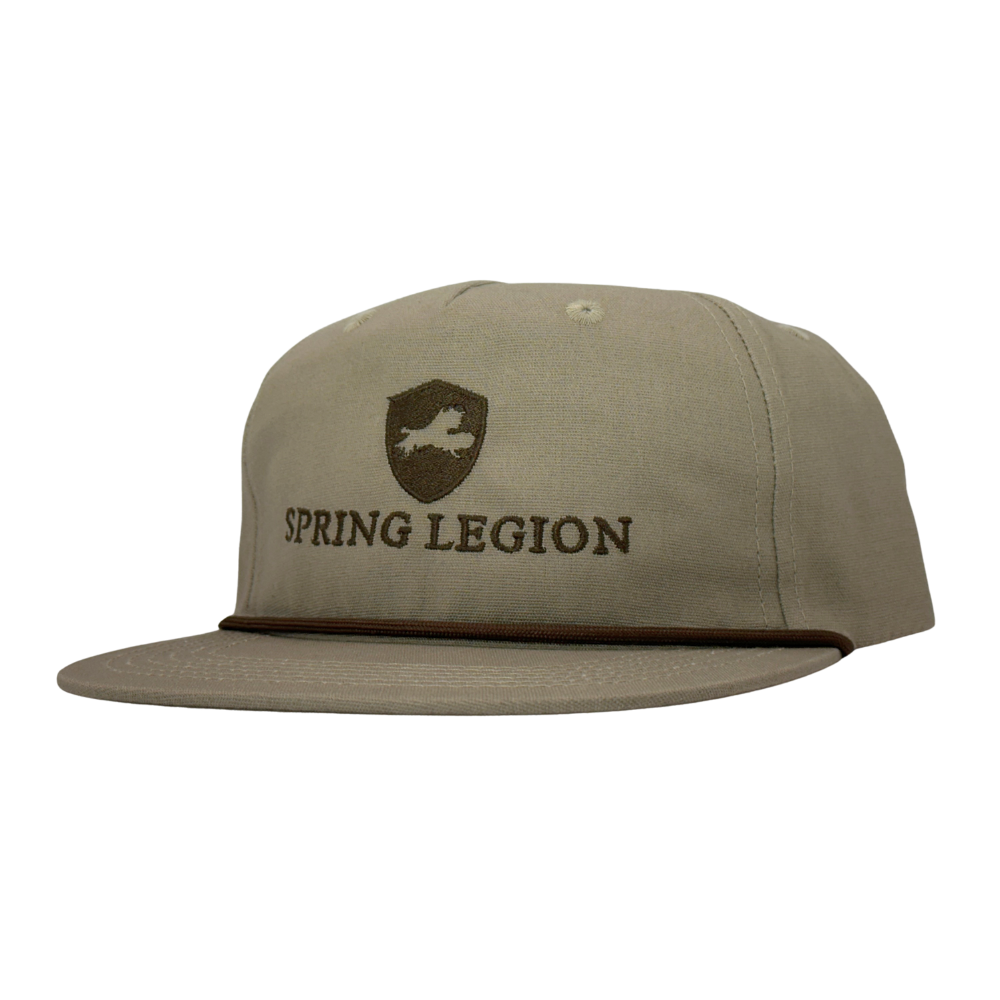 Dust Brown Logo Rope Hat