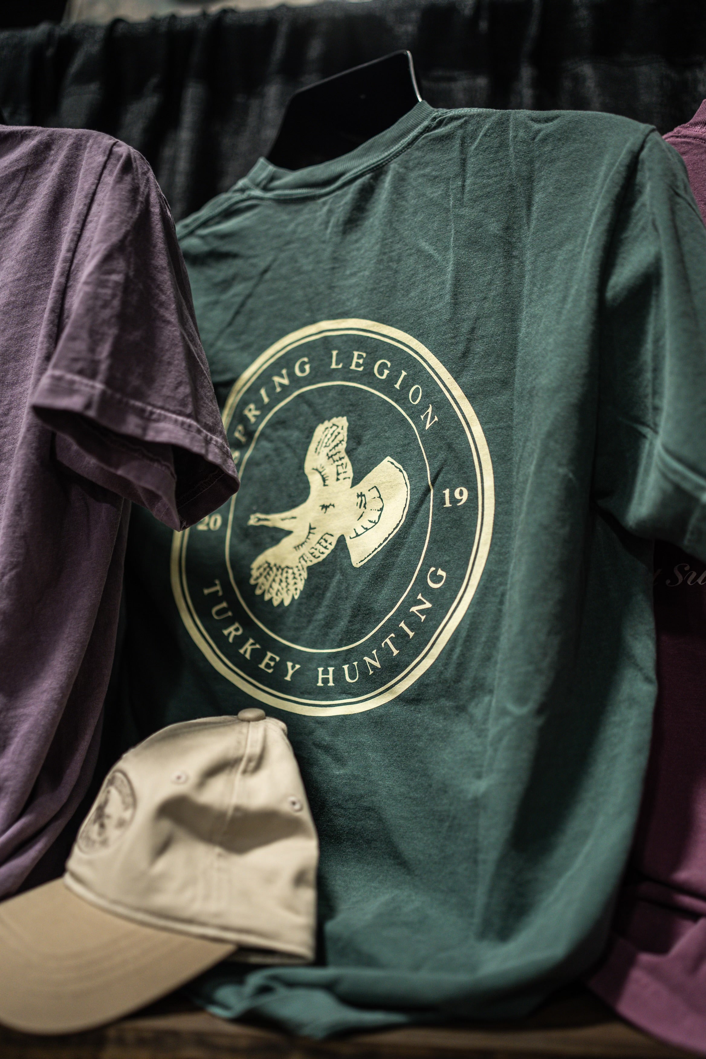 Circle Turkey Pocket Tee - Blue Spruce