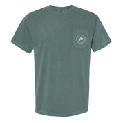 Circle Turkey Pocket Tee - Blue Spruce