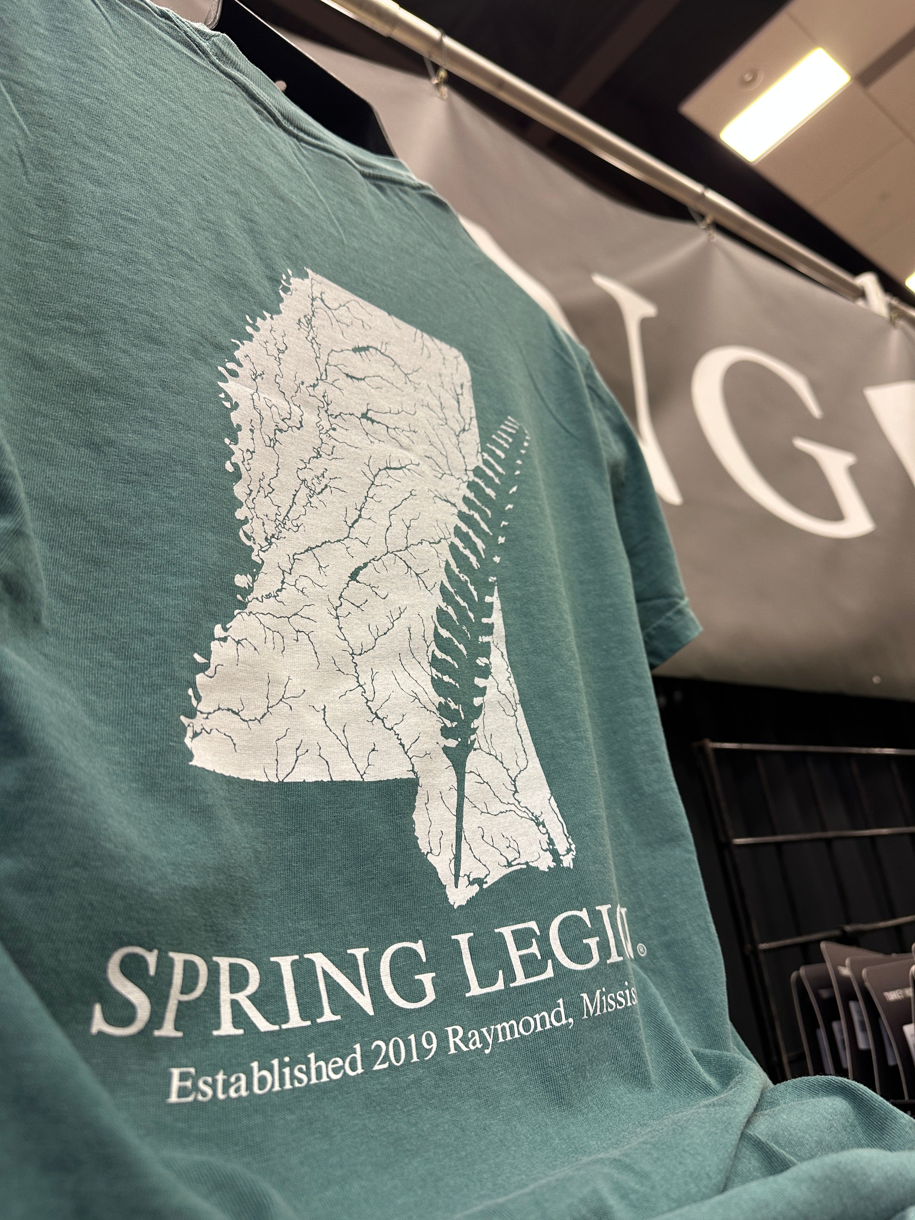 Mississippi Pocket Tee - Emerald – Spring Legion