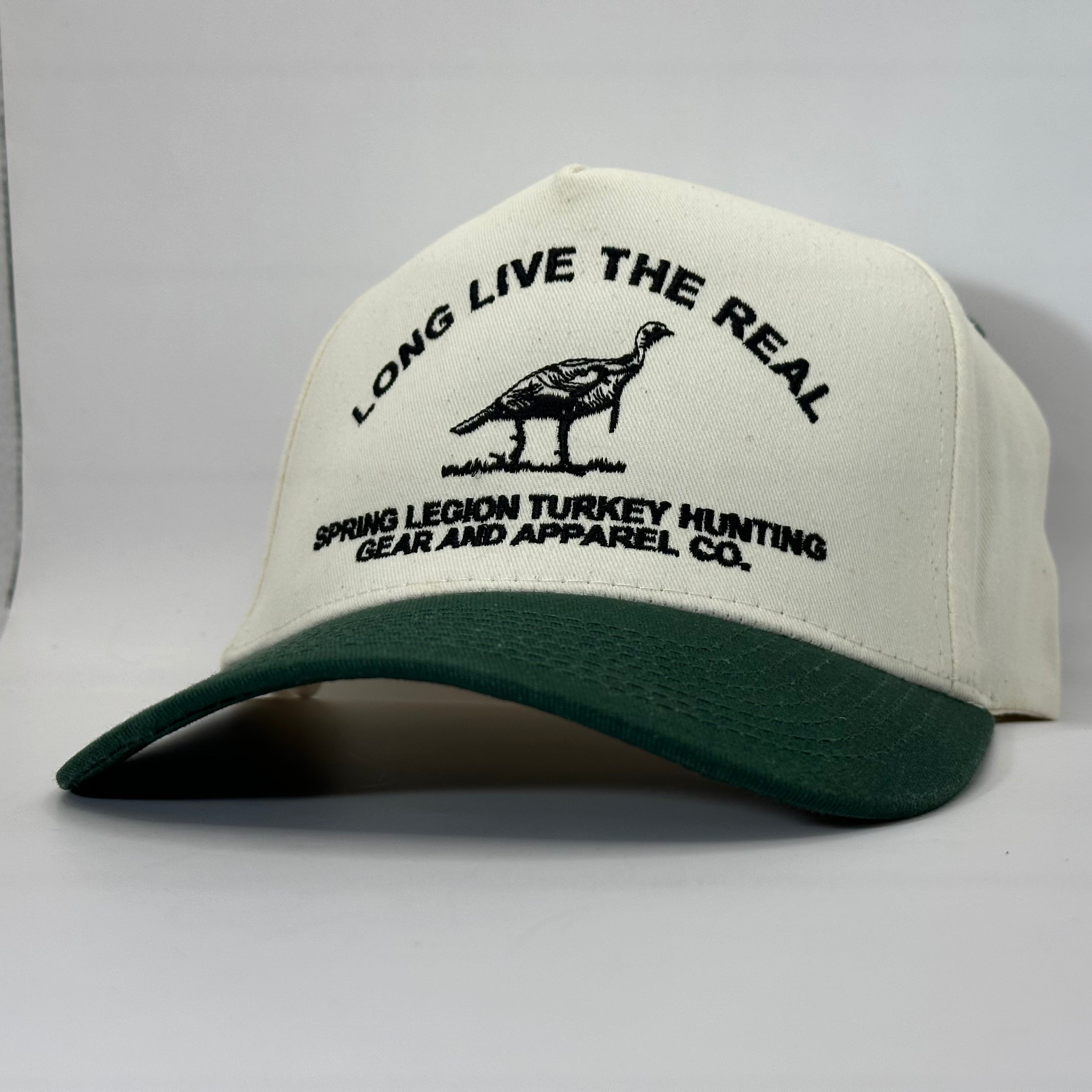 Long Live The Real Five-Panel Hat - Green/Natural