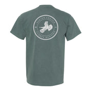 Circle Turkey Pocket Tee - Blue Spruce