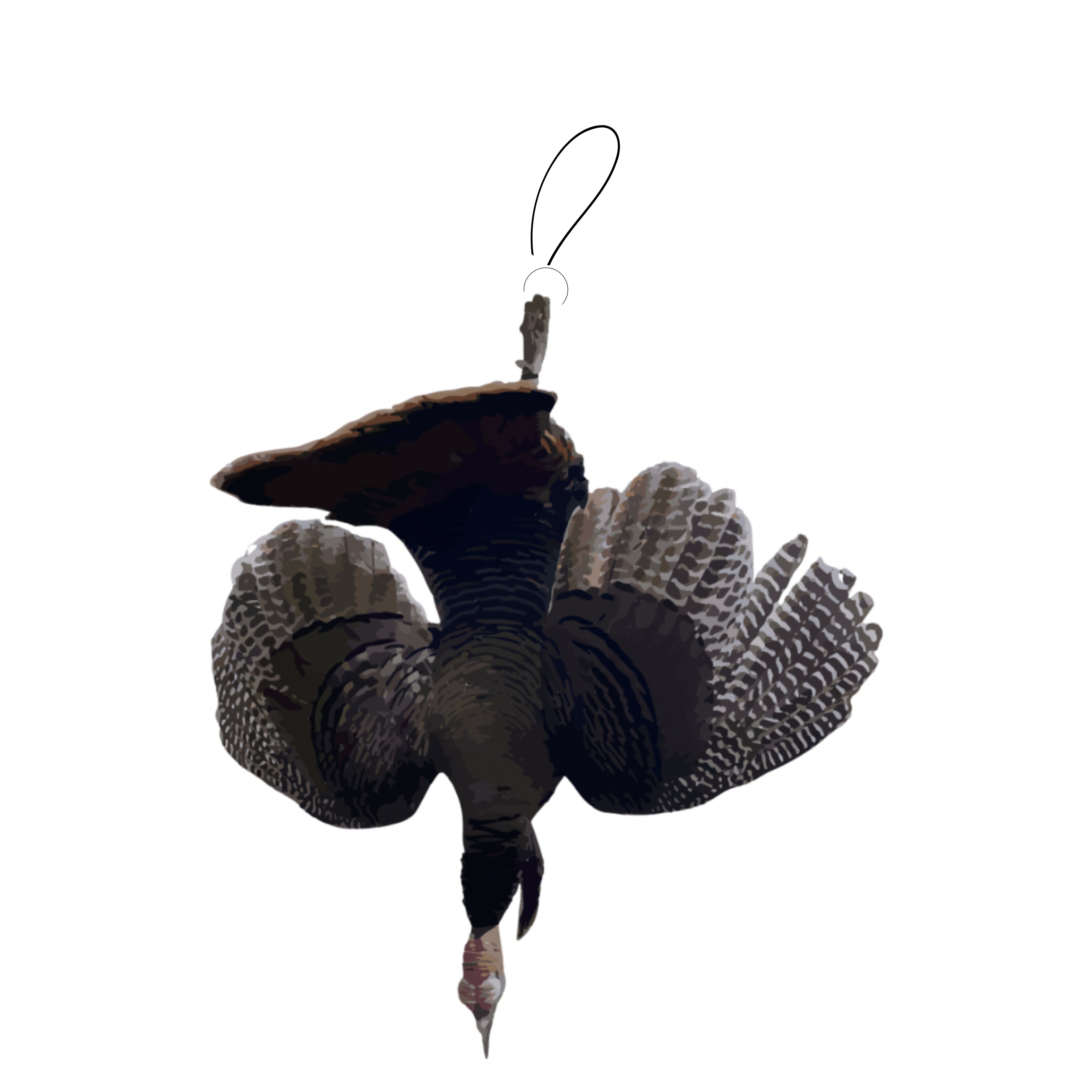 Wild Turkey Air Freshener (Black Ice)