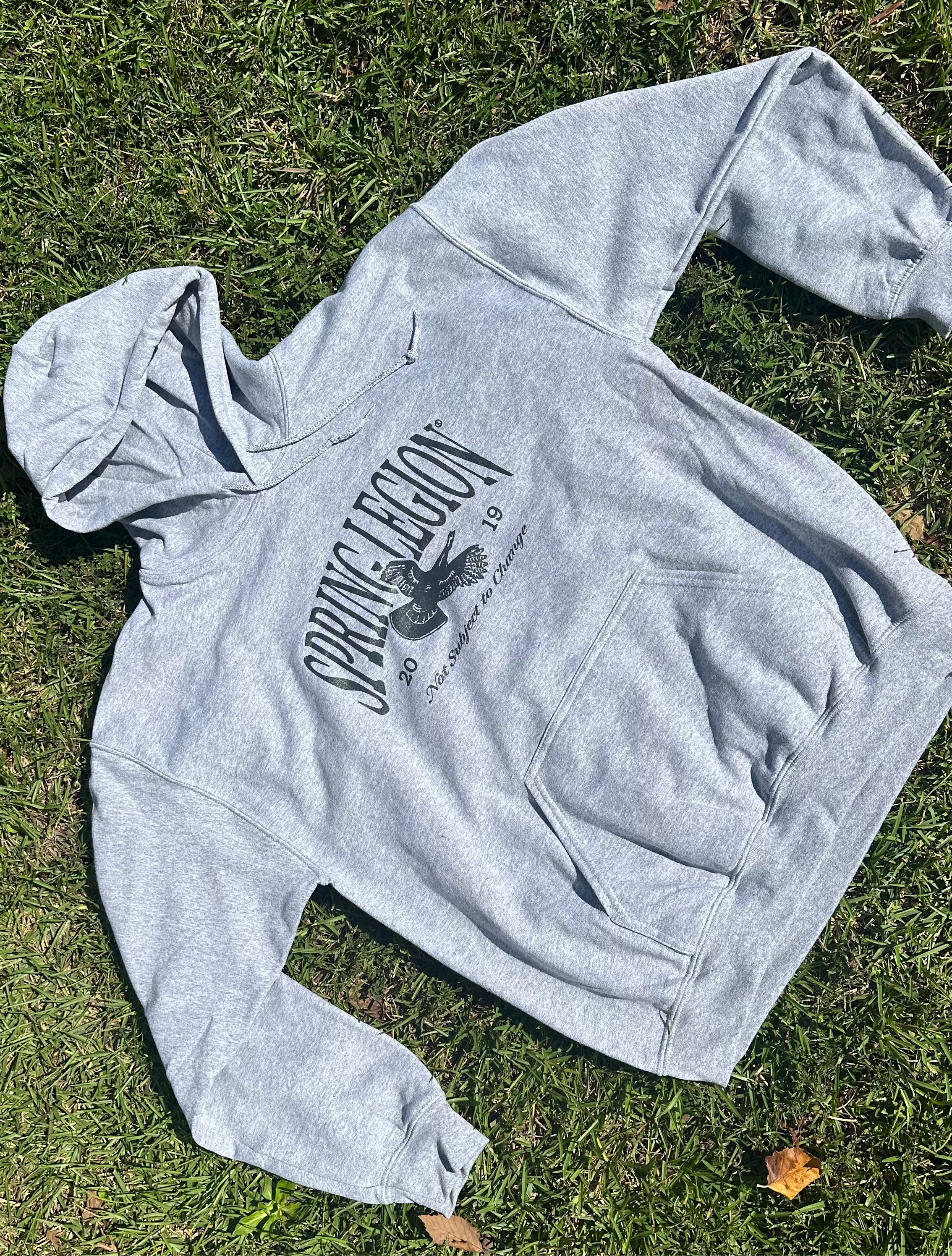 Deadstock 90's Logo Hoodie - Grey