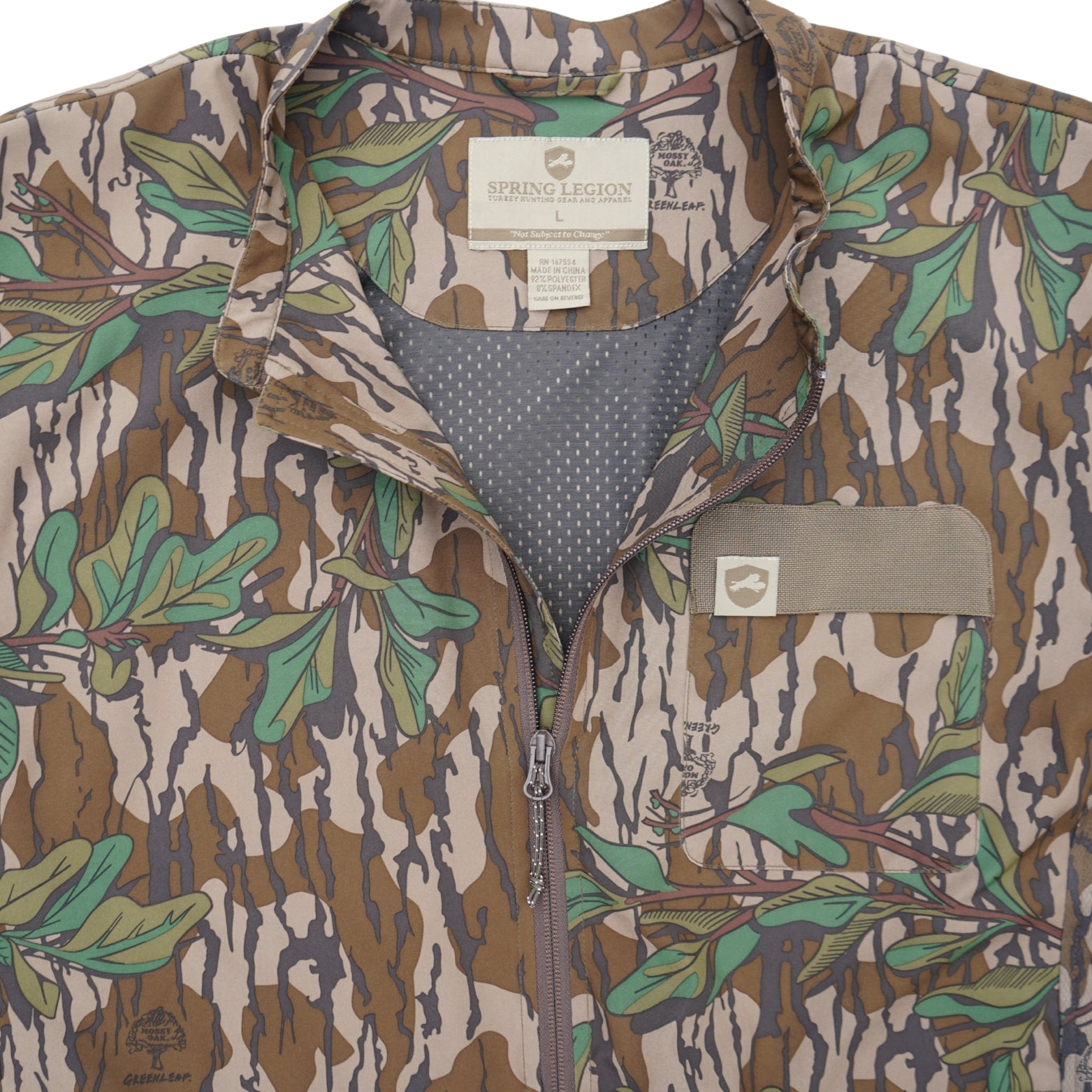Spring Legion Lightweight Turkey Hunting Jacket - Mossy Oak Greenleaf