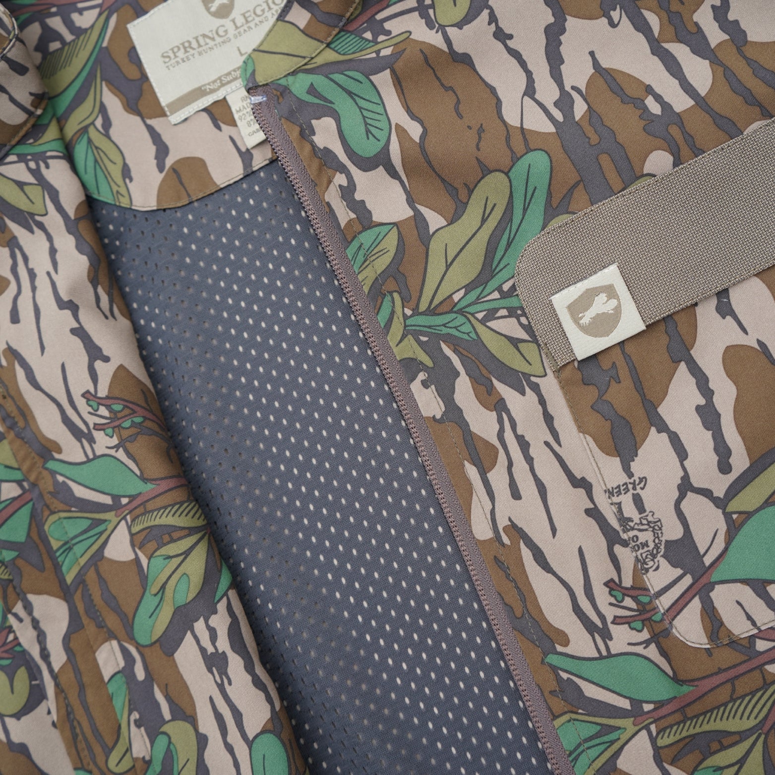 Spring Legion Lightweight Turkey Hunting Jacket - Mossy Oak Greenleaf