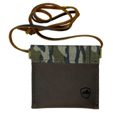 Spring Legion Leather Mouth Call Pouch - Mossy Oak Original Bottomland Trim