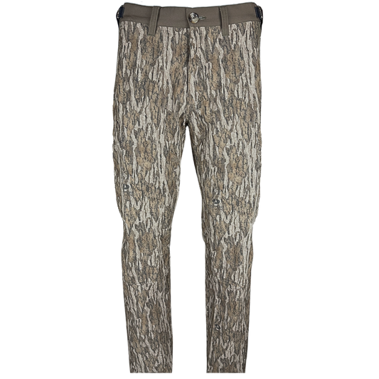 bottomland pants, camo pants, turkey hunting pants, lightweight, nomad, ol tom, sika, mossy oak, stretch, breathable, best, old school, new, original