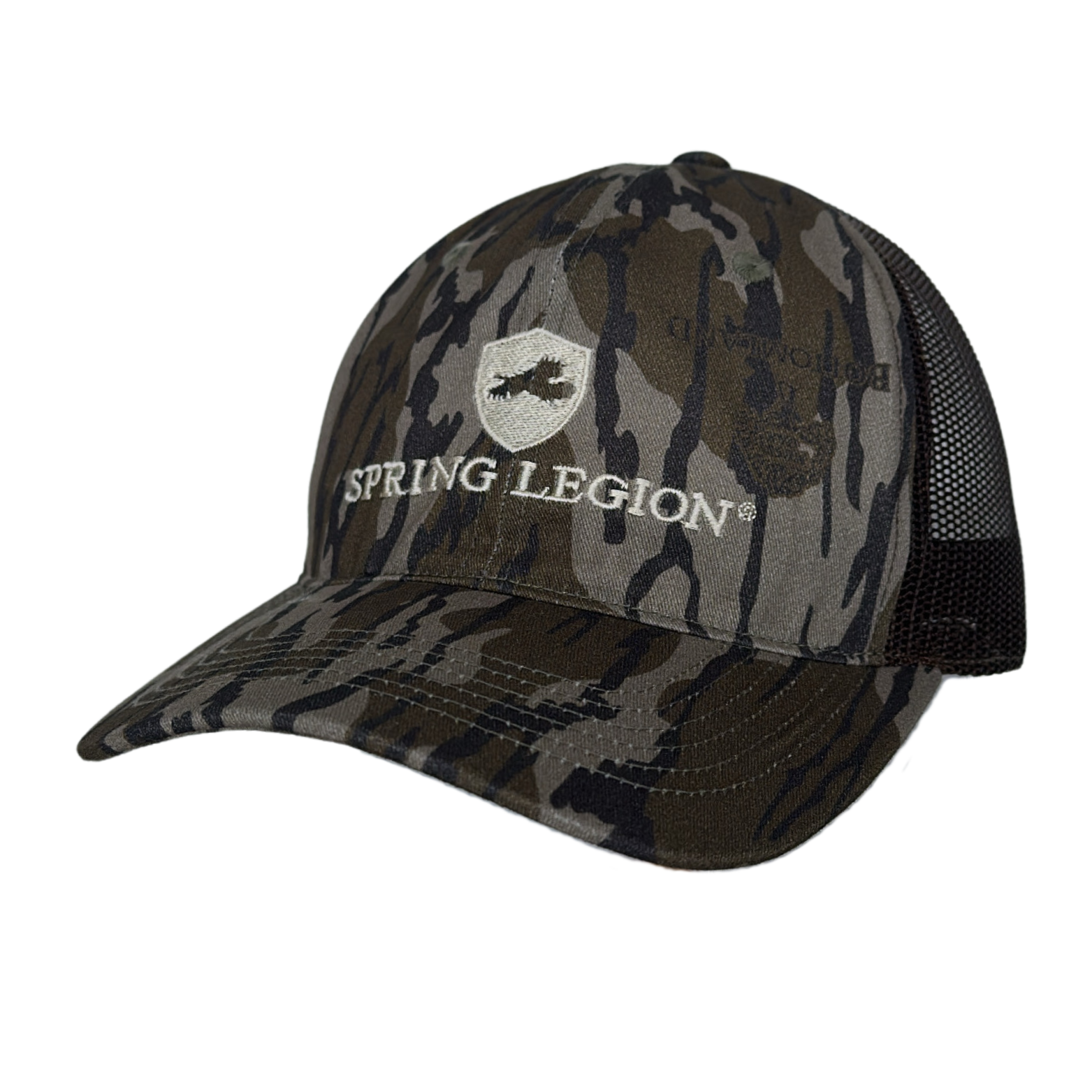 6-Panel Unstructured Mesh Back Hunting Hat - Mossy Oak Original Bottomland