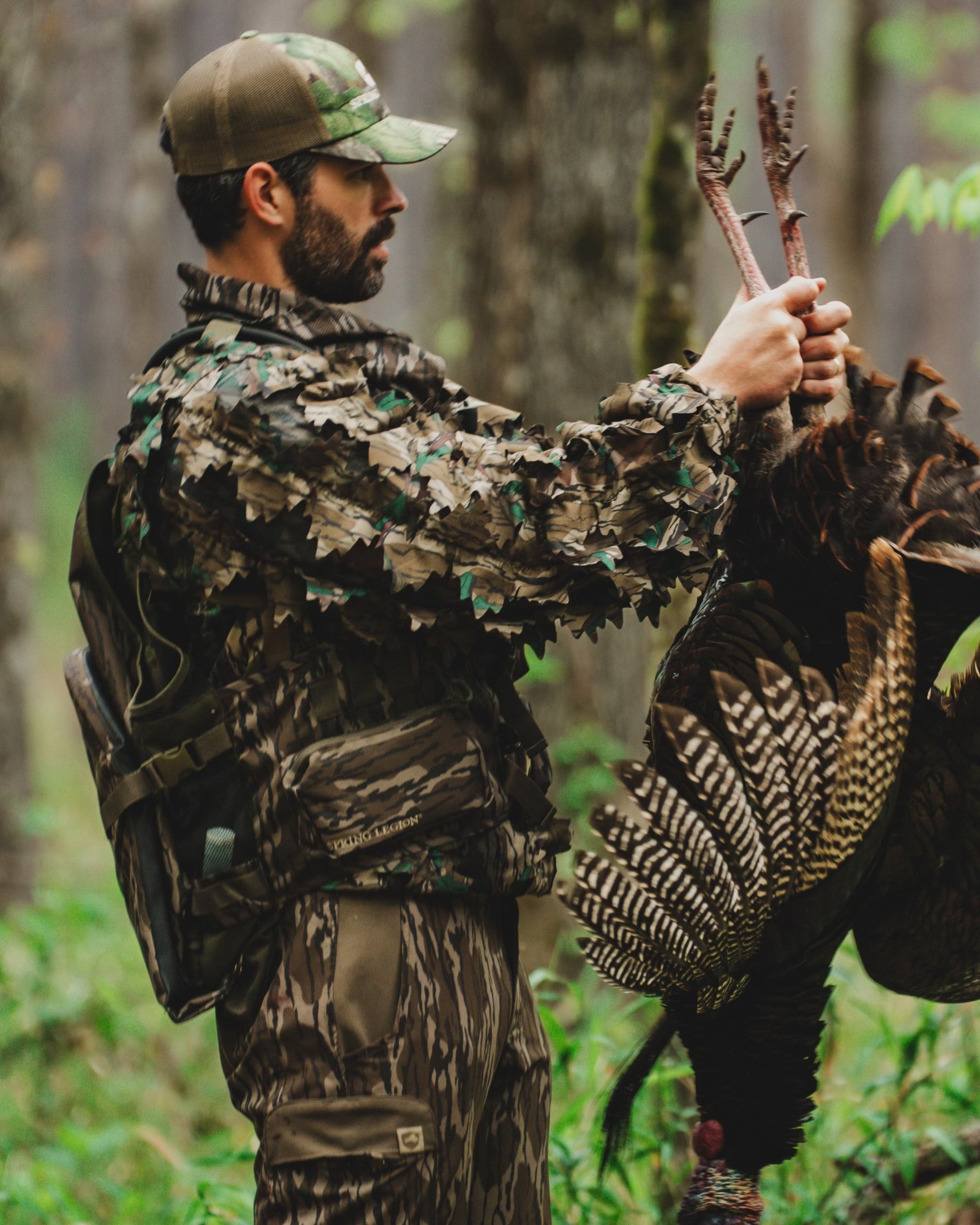 Spring Hunding Spring Legion Turkey Hunting Vest - Mossy Oak Greenleaf
