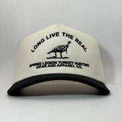 Long Live The Real Five-Panel Hat - Black/Natural