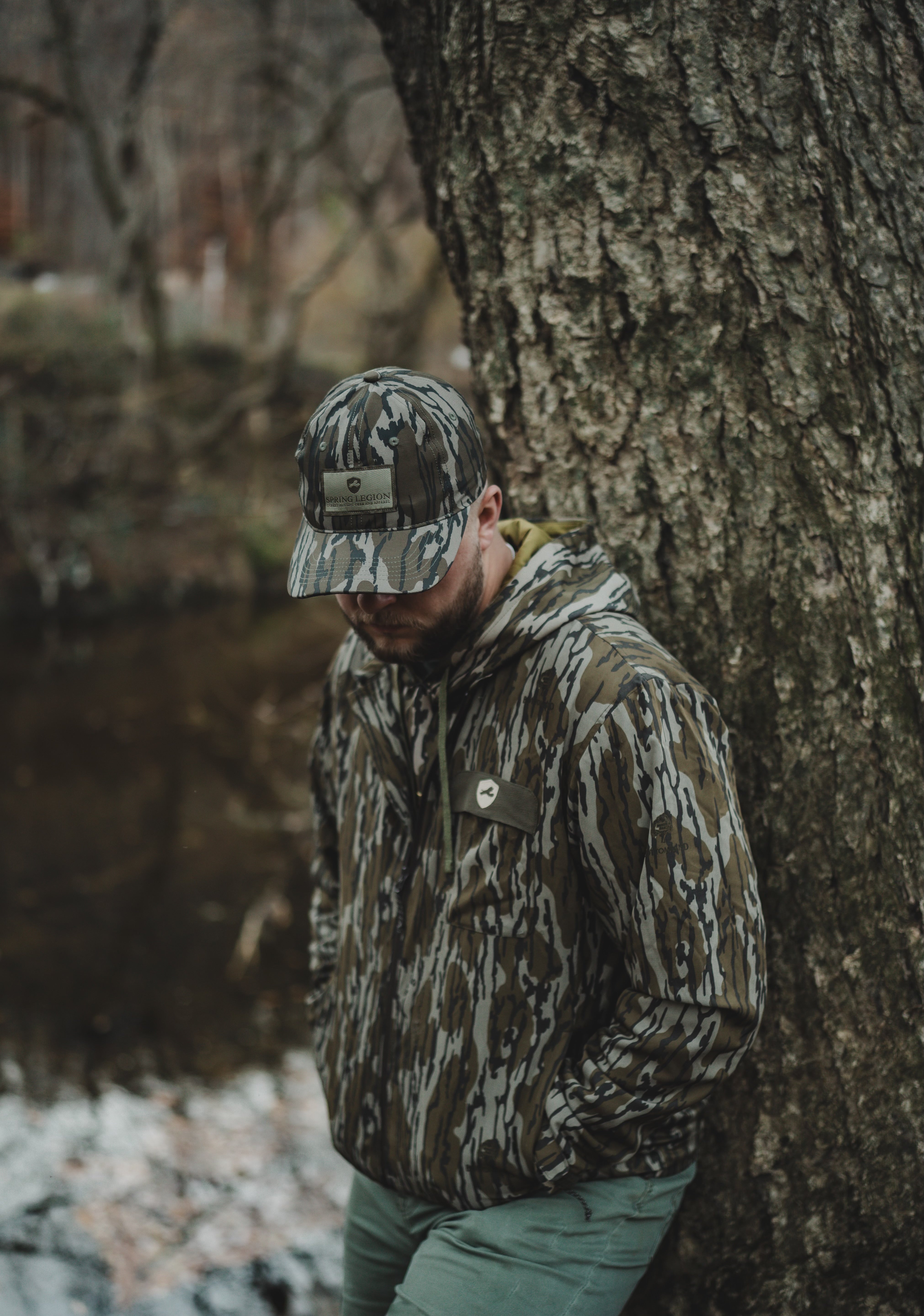 Woven Label Stretch Hat - Original Bottomland