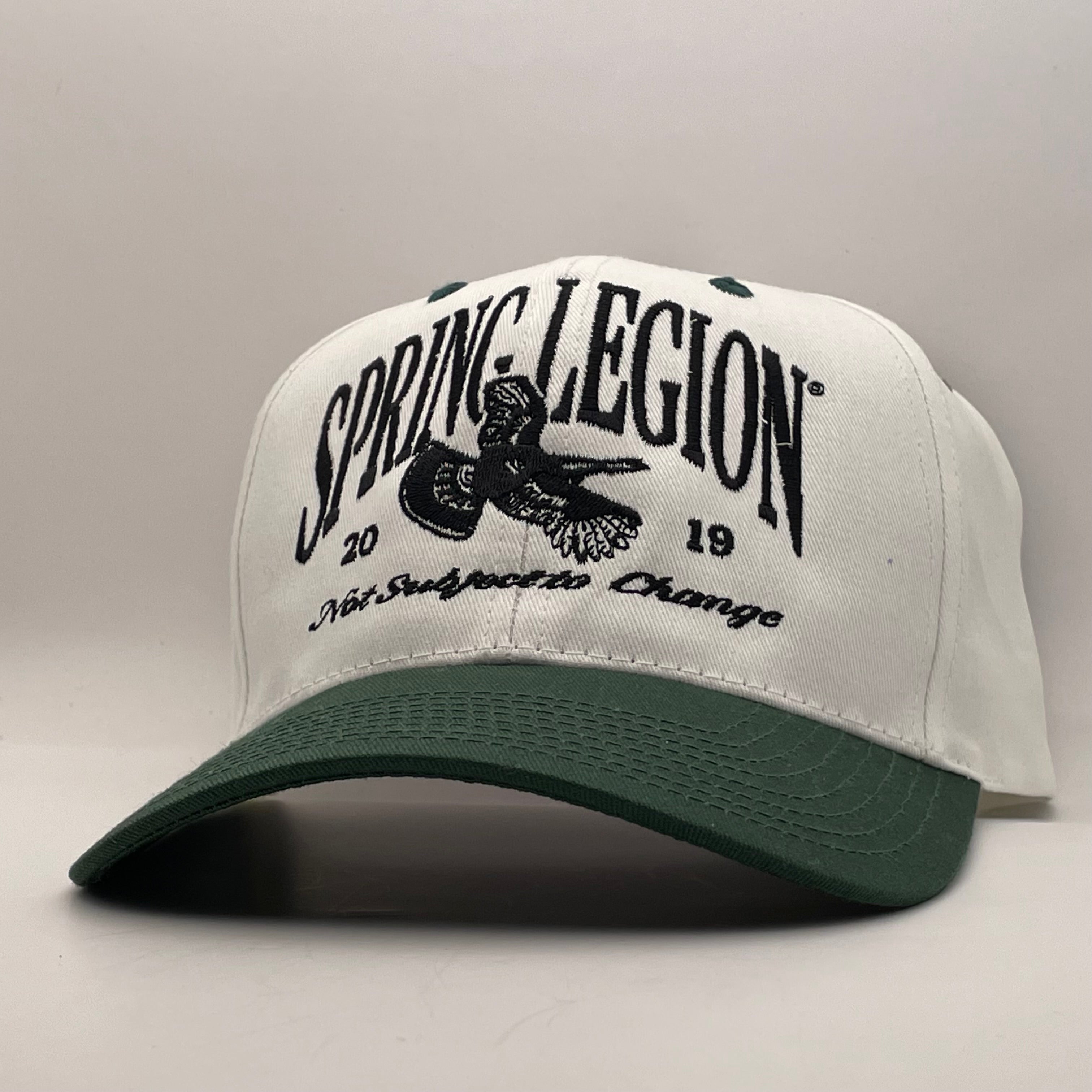 Deadstock Logo Throwback Hat - Green/White