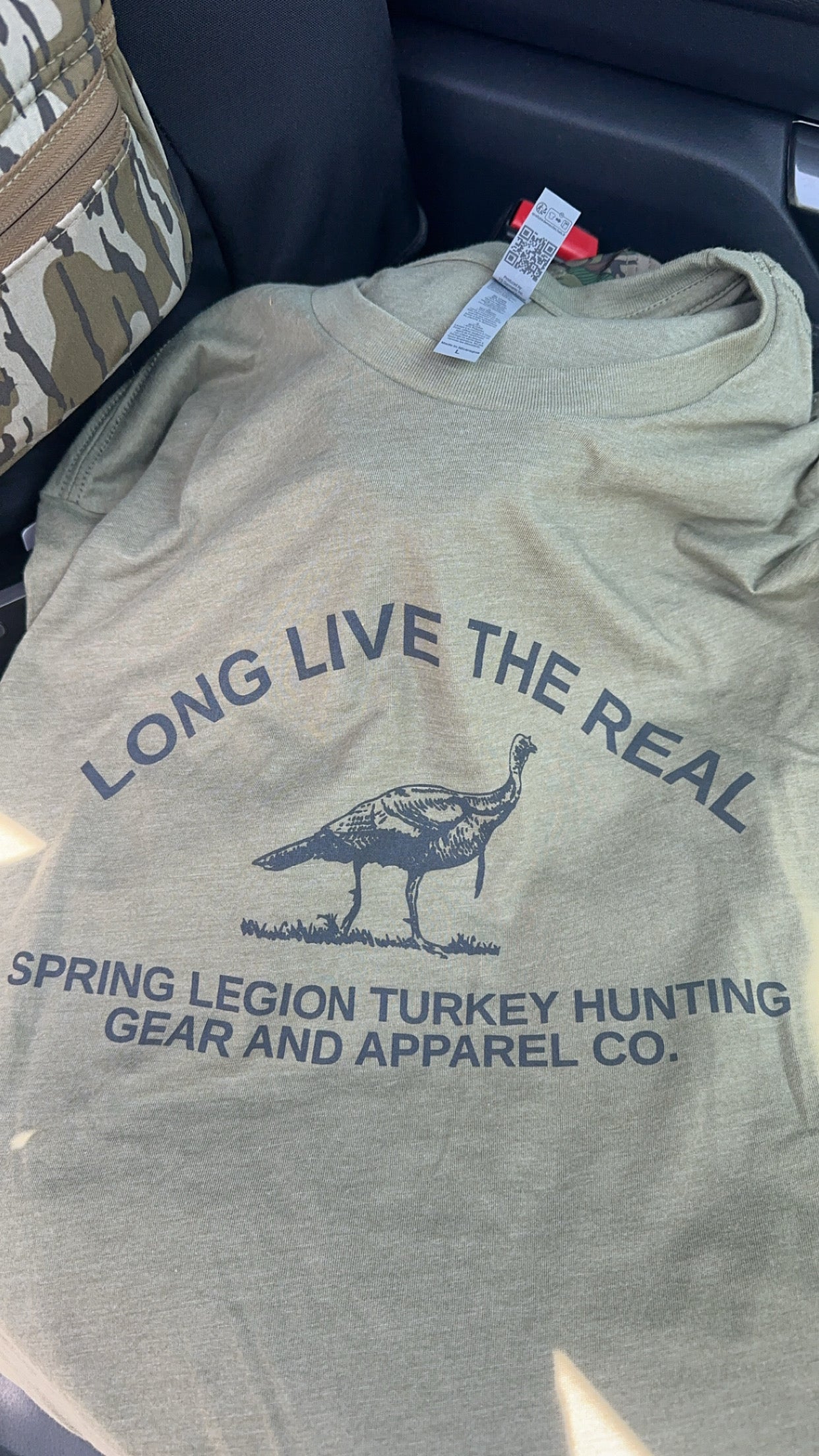 Long Live the Real Triblend Tee - Light Olive