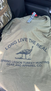Long Live the Real Triblend Tee - Light Olive