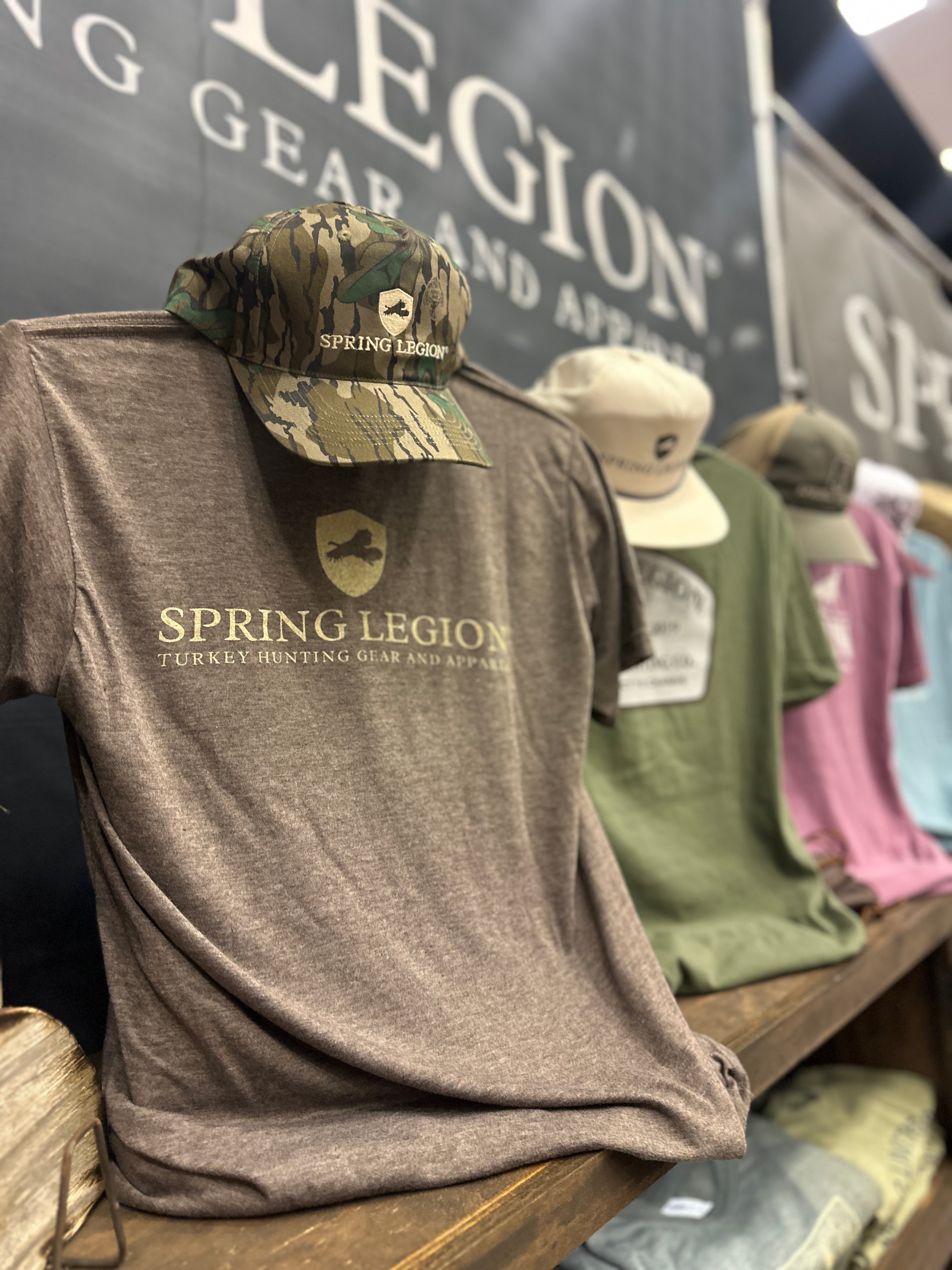 Classic Logo Ultralight Tee Shirt - Heather Brown