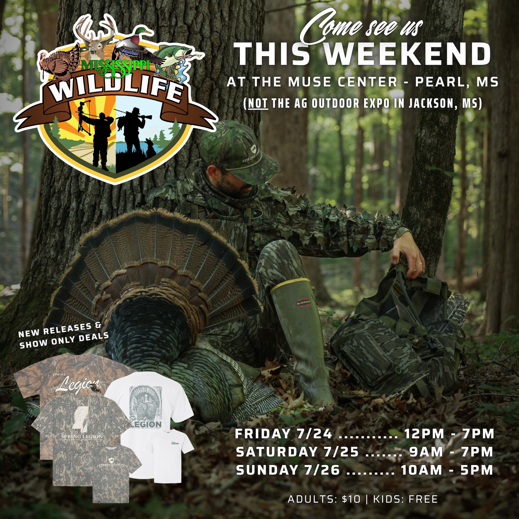 ms wildlife extravaganza, Mississippi wildlife expo, outdoor expo, when is ms wildlife expo, where, vendors, wildlife