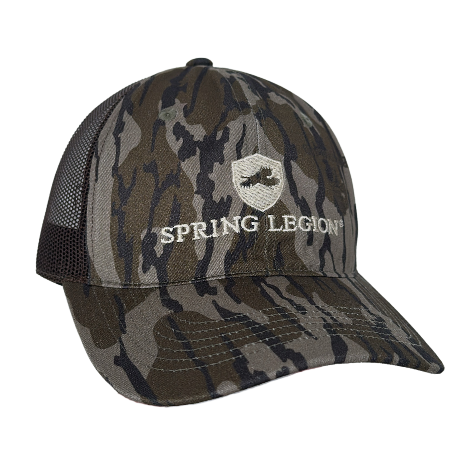 6-Panel Unstructured Mesh Back Hunting Hat - Mossy Oak Original Bottomland