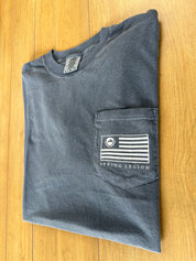 USA Flag Pocket Tee - Navy