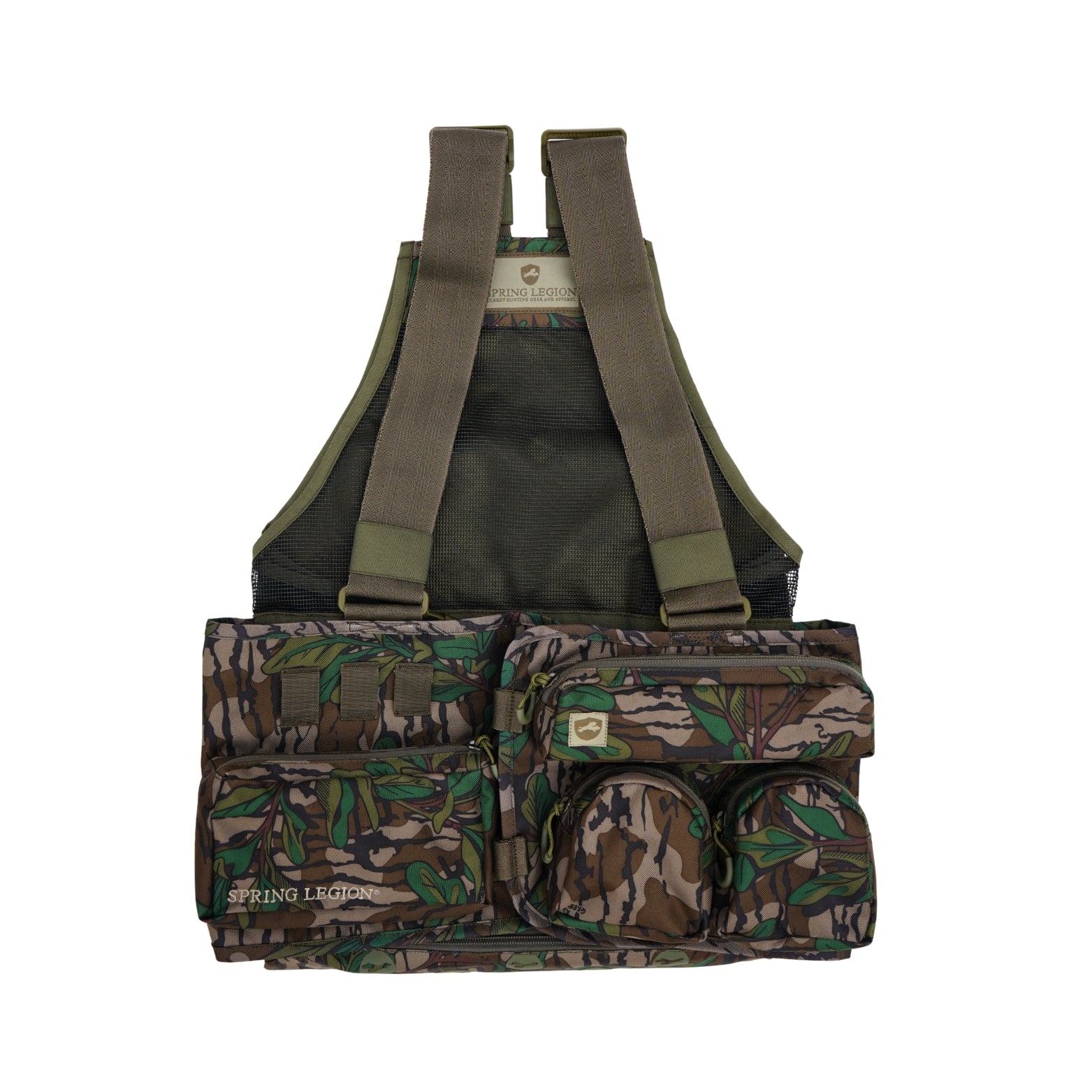 Spring Legion Turkey Hunting Vest - Mossy Oak Greenleaf