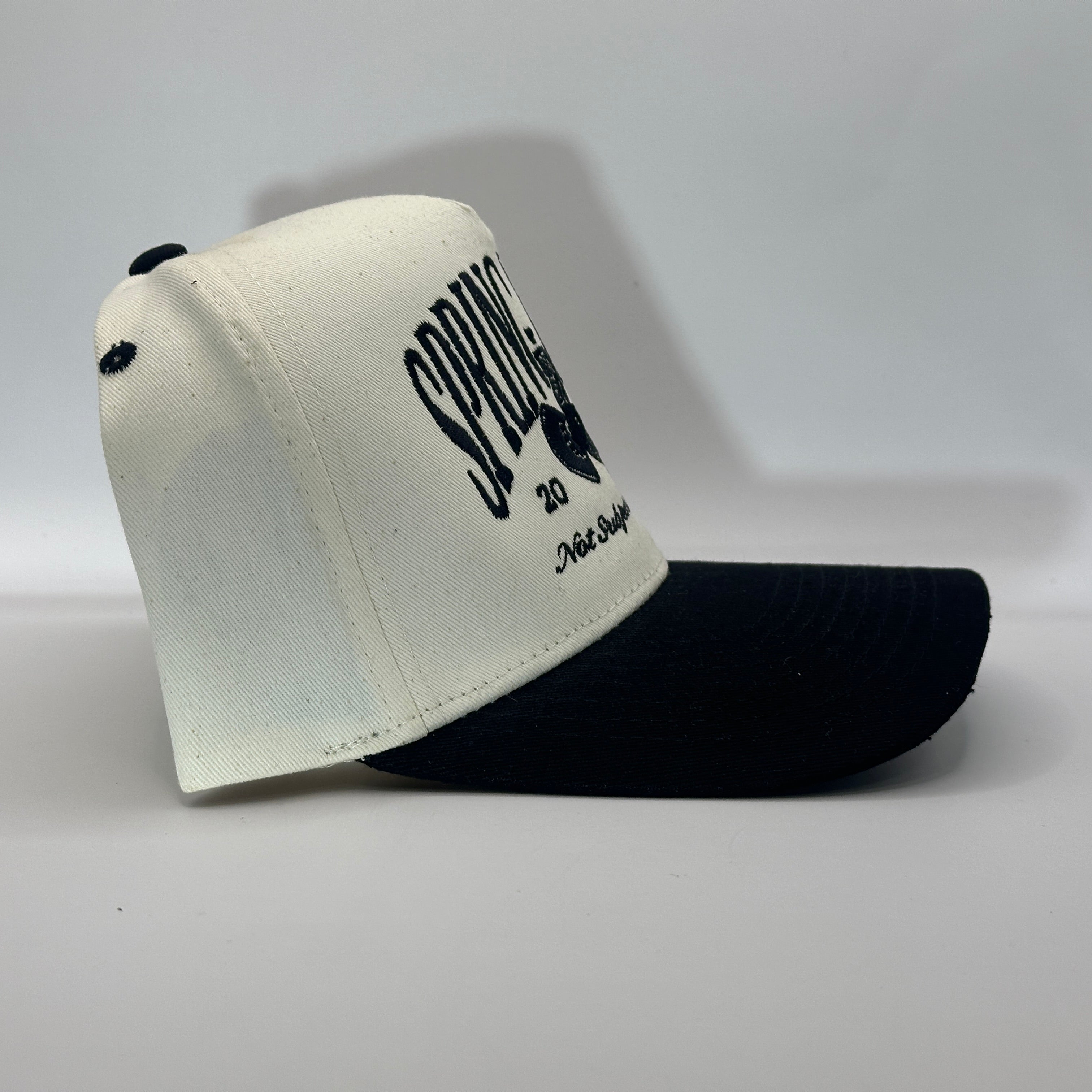 Deadstock 90’s Throwback Hat - Natural/Black