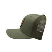 Genuine Leather Patch Richardson 112 - Loden
