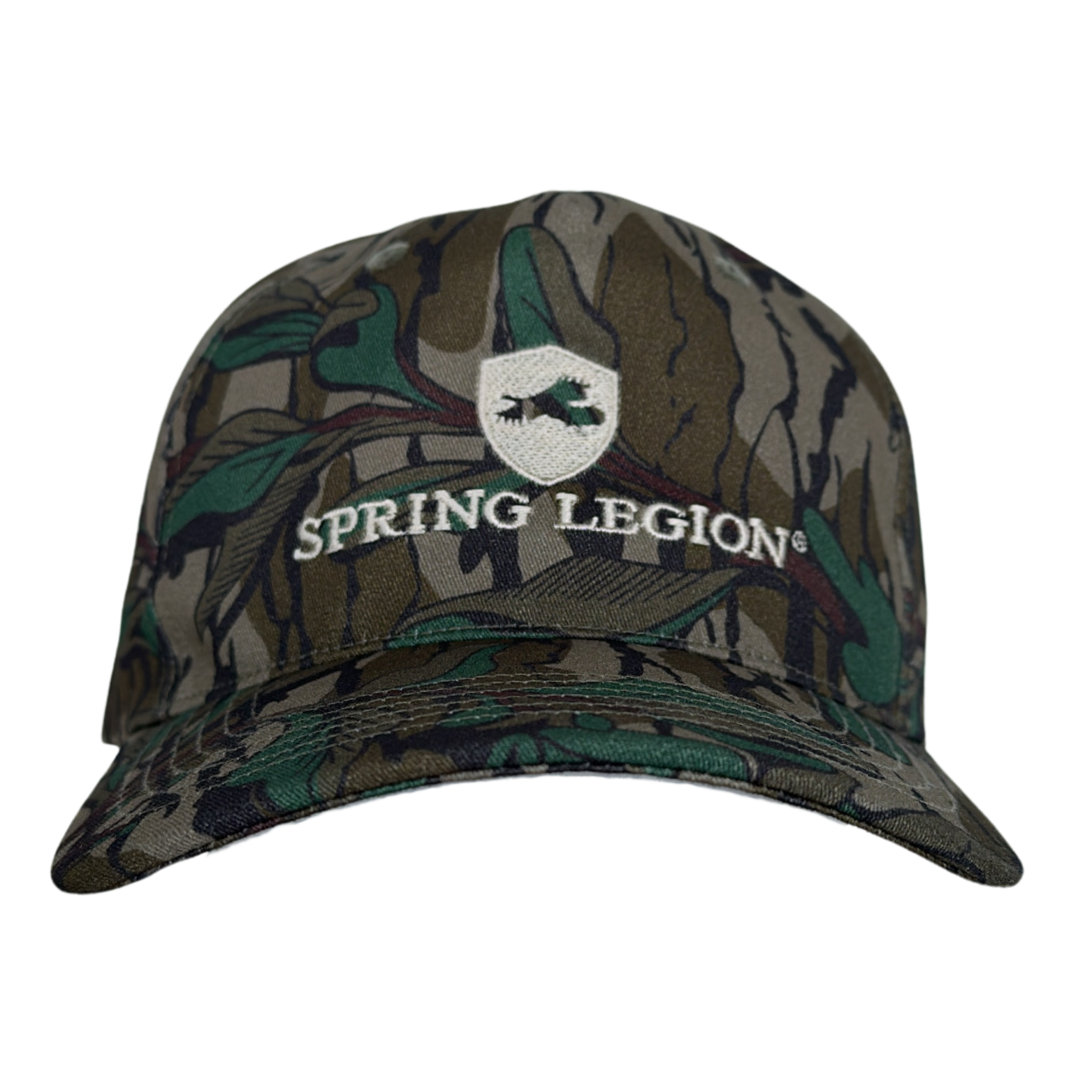 Old School Spring Legion 5-Panel Turkey Hunting Hat - Mossy Oak Greenleaf