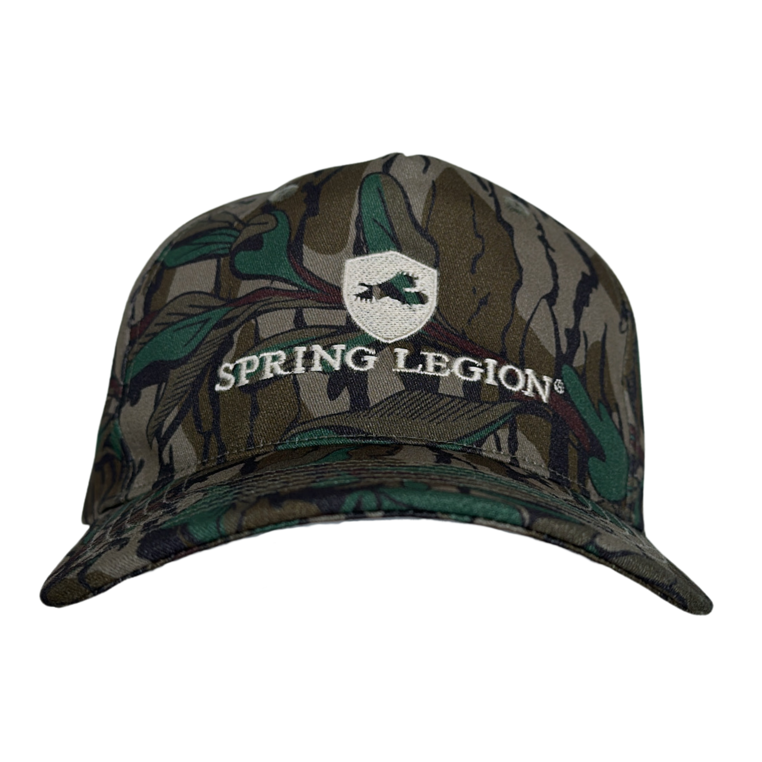 Old School Spring Legion 5-Panel Turkey Hunting Hat - Mossy Oak Greenleaf