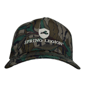 Old School Spring Legion 5-Panel Turkey Hunting Hat - Mossy Oak Greenleaf