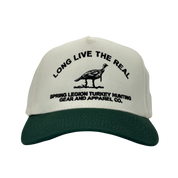 Long Live The Real Five-Panel Hat - Green/Natural