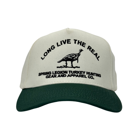 Long Live The Real Five-Panel Hat - Green/Natural