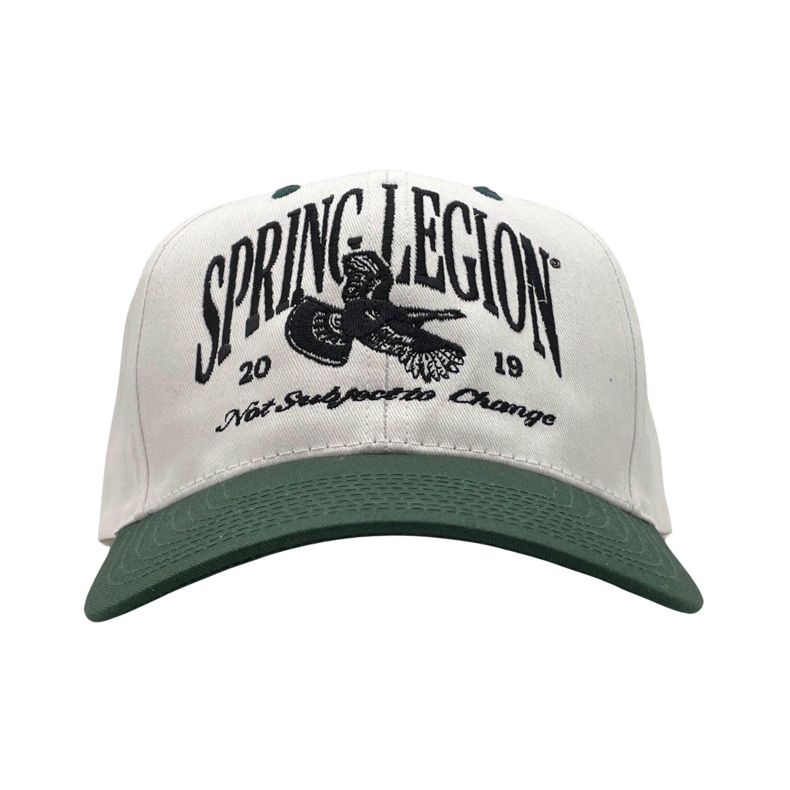 Deadstock Logo Throwback Hat - Green/White