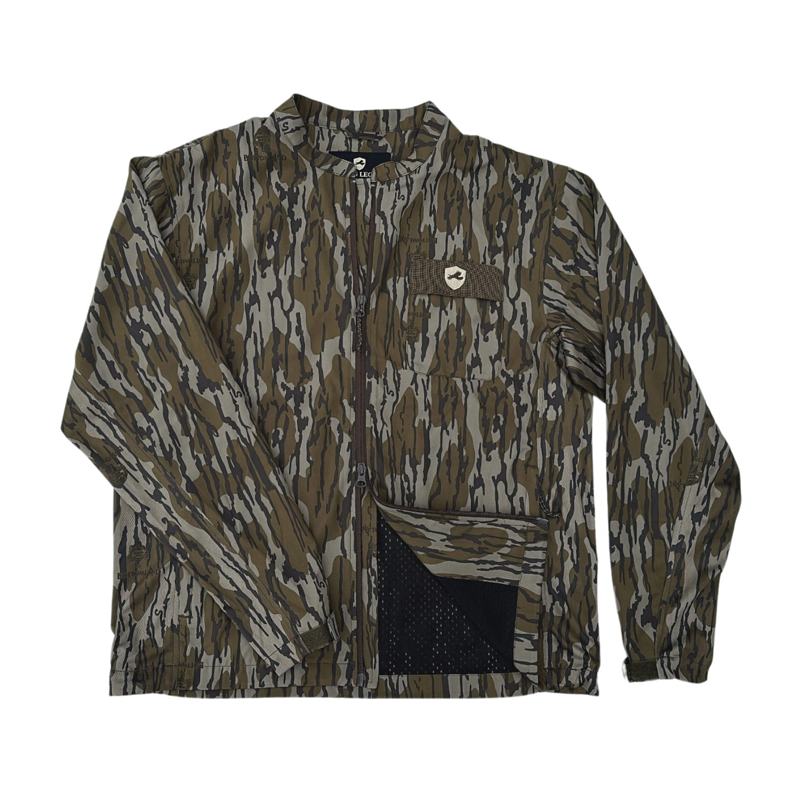 Spring Legion Lightweight Turkey Hunting Jacket Top - Mossy Oak Original Bottomland