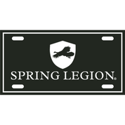 Spring Legion License Plate - Green