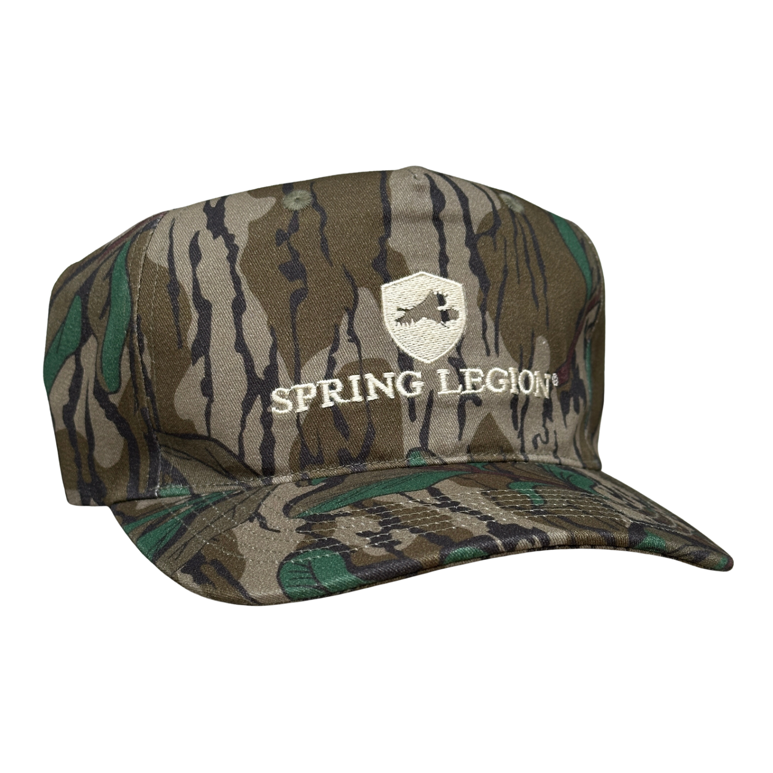 Old School 5-Panel Hat - Mossy Oak Greenleaf