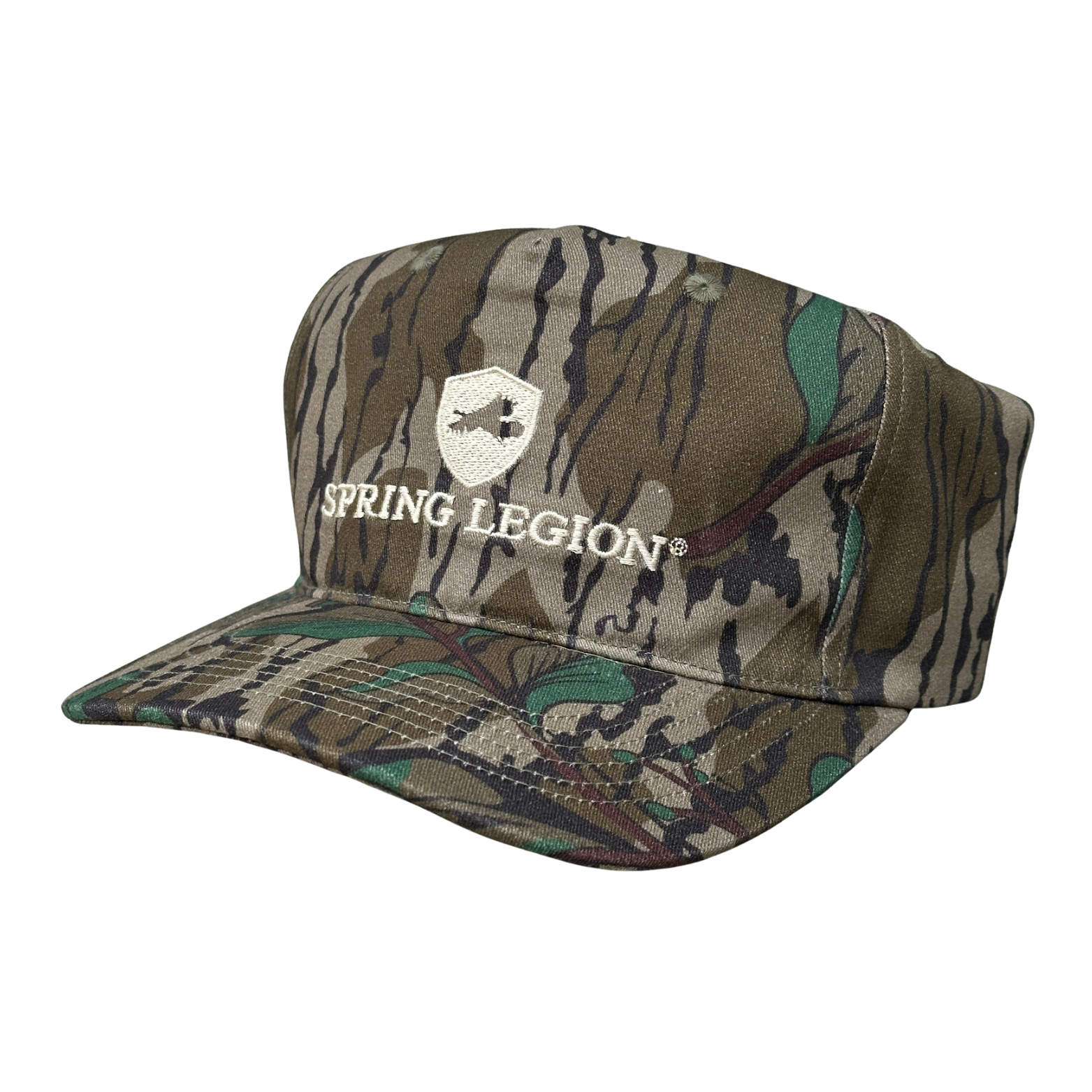 Old School 5-Panel Hat - Mossy Oak Greenleaf