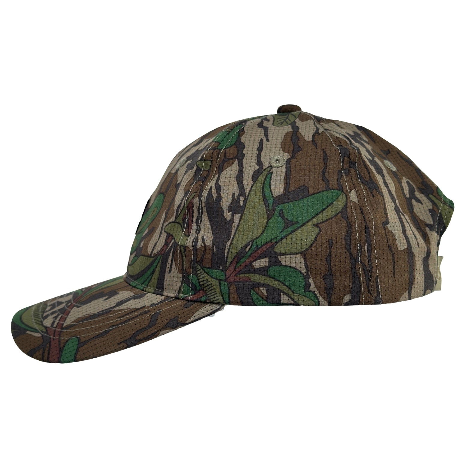 Square Label Stretch Hat - Breathable Greenleaf