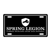 Spring Legion License Plate - Black