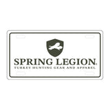 Spring Legion License Plate - White