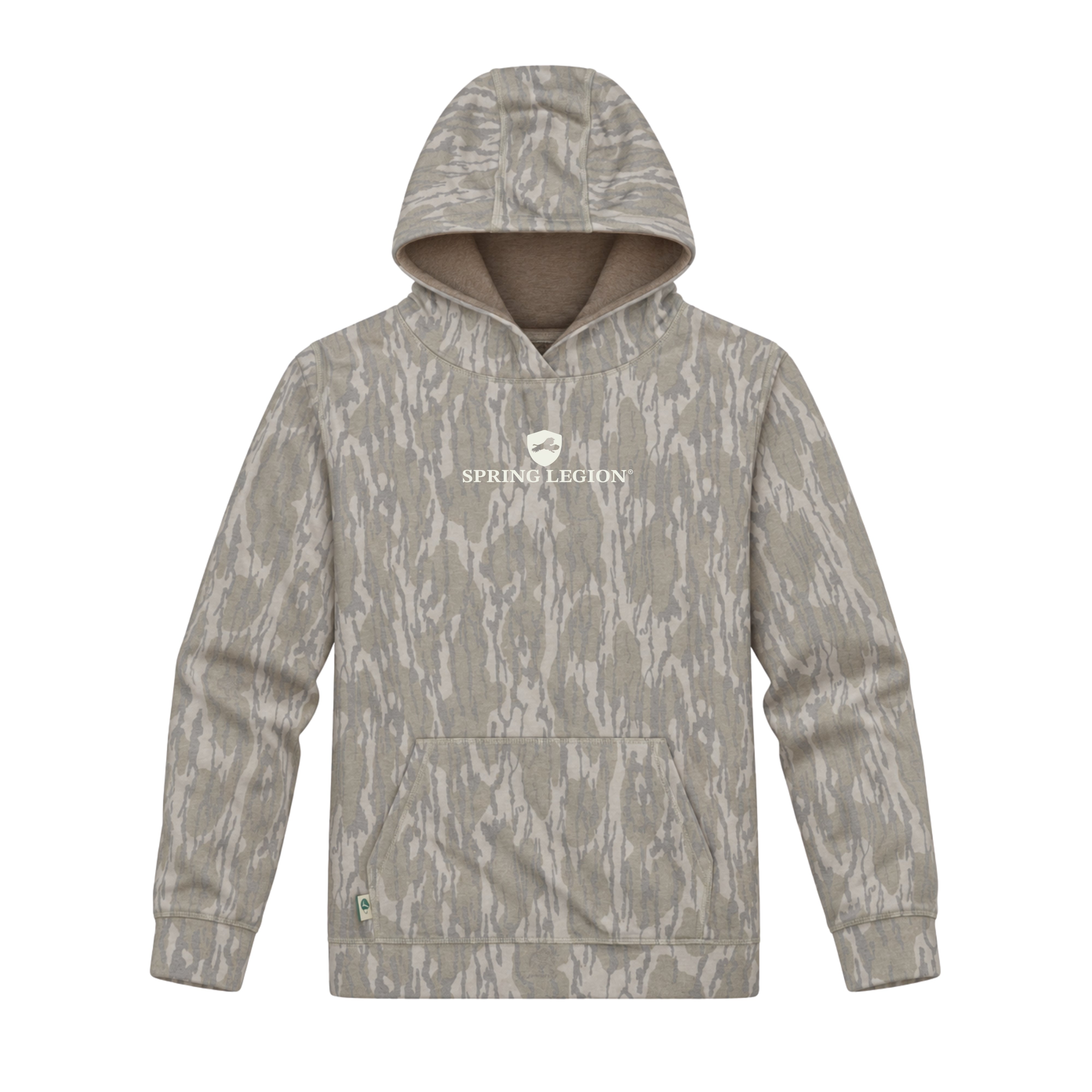 Washout Embroidered Logo Hoodie