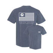 USA Flag Pocket Tee - Navy