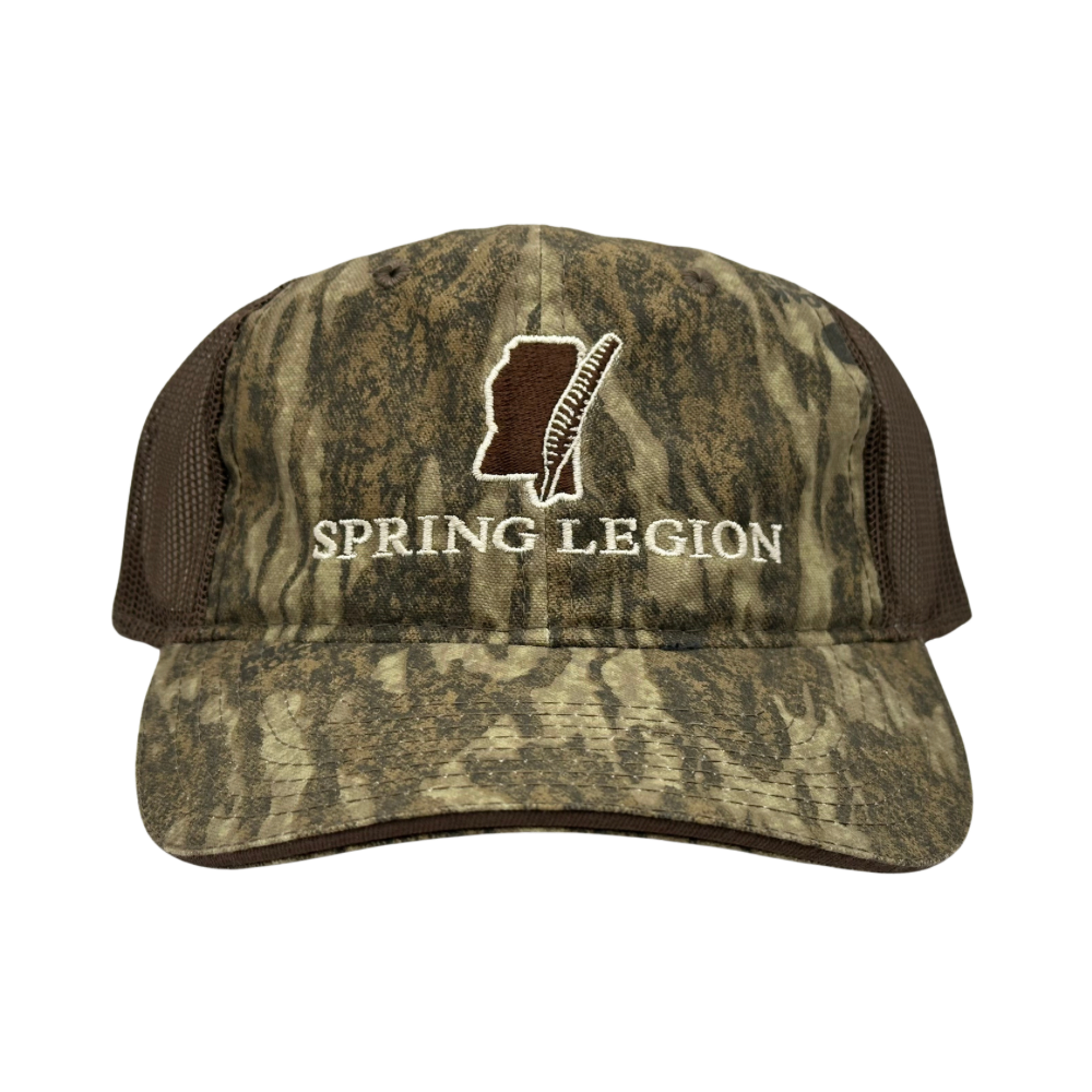 Mississippi Turkey Feather MeshbackHat - Bottomland