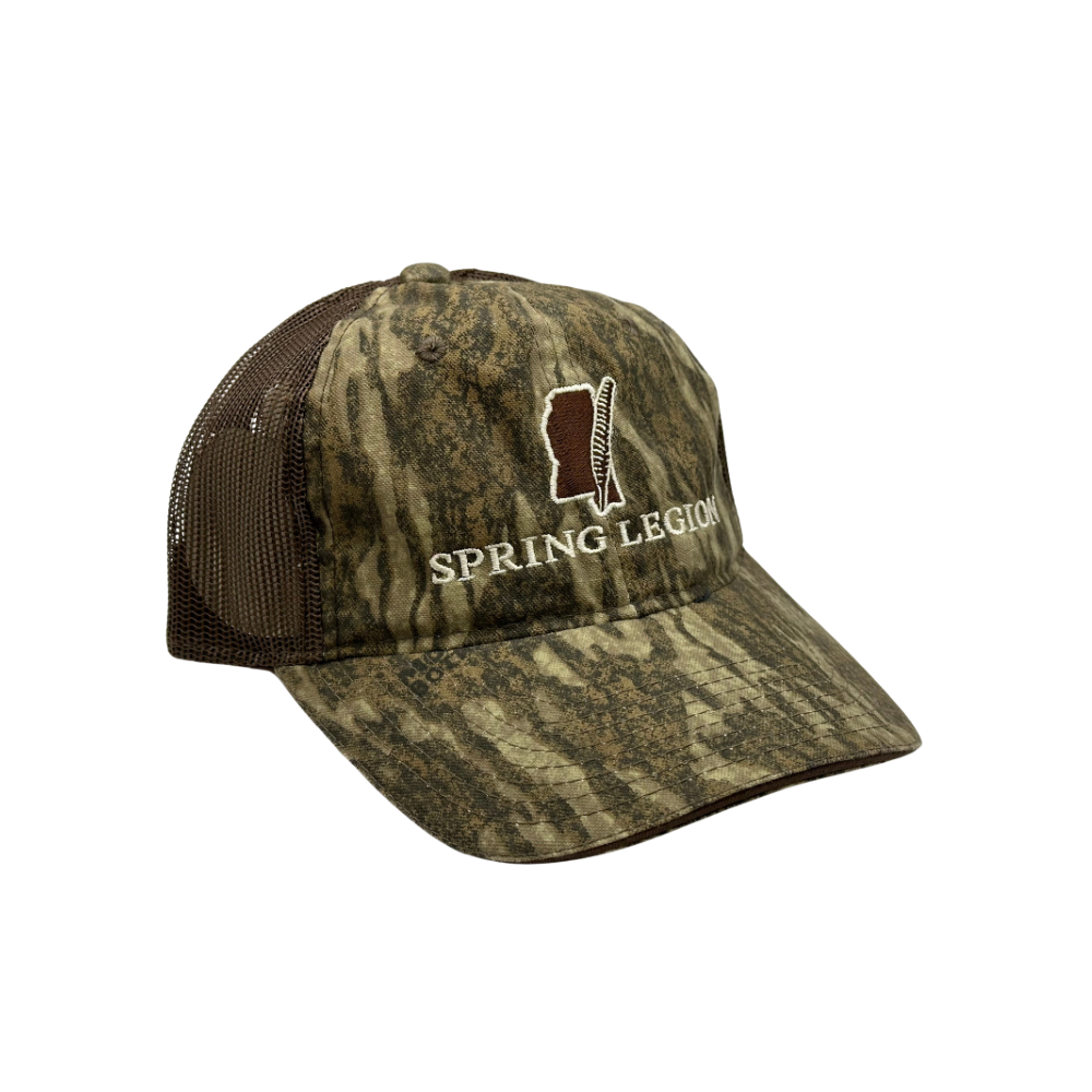 Mississippi Turkey Feather MeshbackHat - Bottomland