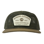 Emblem Patch All Mesh Hat - Olive